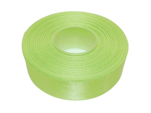 25mm wstążka atłasowa 25m Z225 zielona