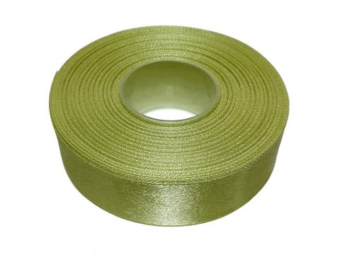 25mm wstążka atłasowa 25m Z226 zielona