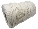Sznurek bawełniany 1,5mm 1PLY 100m ECRU - KREM pojedyńczo skręcany sklep ze sznurkami Warszawa