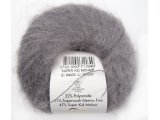 SUPER KID MOHAIR włóczka Gazzal 33 SZARY cena za 25g 237m moher na szale estońskie tania włóczka Warszawa