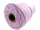 Sznurek bawełniany 3mm 20 POWDER PINK LILA 1PLY 100m  skręcany sklep ze sznurkami Warszawa