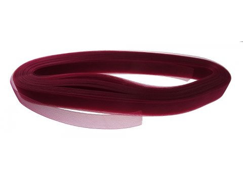 Krynolina 2,5cm 25mm  BORDO 50m modniarska krawiecka taśma do sukni fascynatora sklep najtaniej  warszawa