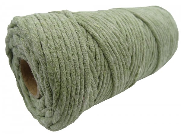 Sznurek bawełniany 3mm 11 KHAKI JASNA OLIWKA 1PLY 100m  skręcany sklep ze sznurkami Warszaw