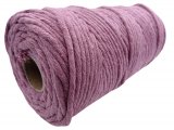 Sznurek bawełniany 3mm 36 OLD PINK RÓŻ INDYJSKI 1PLY 100m  skręcany sklep ze sznurkami Warszaw