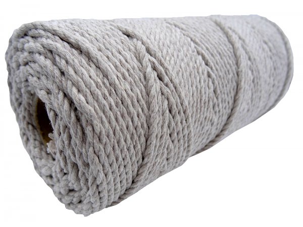 Sznurek bawełniany 3mm 3PLY 100m 3 SAND potrójnie skręcany sklep ze sznurkami Warszawa