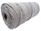 Sznurek bawełniany 3mm 3PLY 100m 3 SAND potrójnie skręcany sklep ze sznurkami Warszawa