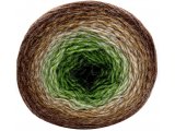 FLOWERS ALPACA 425 BRĄZ/MIODOWY/BEŻ/ZIELONY/ZIELEŃ CHOINKA 20% Alpaki 80% akrylu YarnArt 250g 940m grubsza włóczka