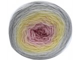 FLOWERS ALPACA 404 SZARY/ŻÓŁTY/RÓŻ 20% Alpaki 80% akrylu YarnArt 250g 940m grubsza włóczka pasmanteria onl