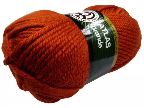 ATLAS GRANDE 200g 107 RUDY gruba włóczka MTP Madame Tricote hurtownia włóczek tureckich
