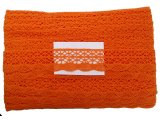 Koronka bawełniana 3cm 30mm cena za 1m POMARAŃCZOWA wąska hurtownia koronek w Warszawie GOLD-POL