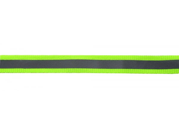 Taśma odblaskowa 1cm 10mm YELLOW NEON cena za 1m do wszycia ubrań odzieżowa pasmanteria goldpol