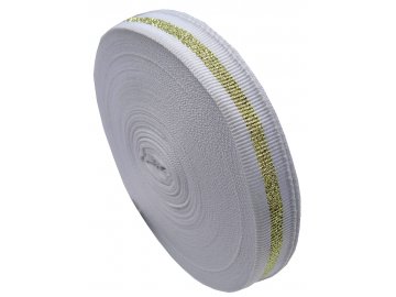 Ryps 15mm BIAŁY/ZŁOTY cena...