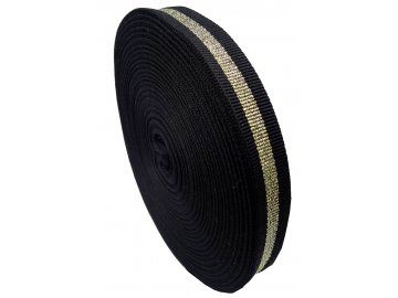 Ryps 15mm CZARNY/ZŁOTY cena...