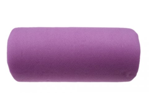 Tiul miękki ROLKA PANSY fiolet lila  w rolce 25y  22,86m amerykański z USA do tutu na pompony kokardy dekorac