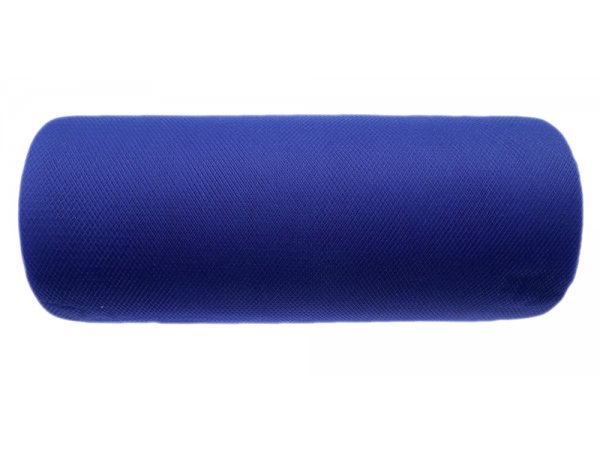 Tiul miękki ROLKA ROYAL niebieski spłowiały w rolce 25y  22,86m amerykański z USA do tutu na pompony kokardy dekora