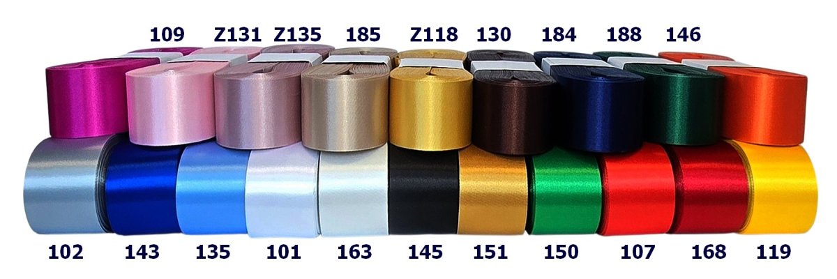 Wstążka satynowa 4cm atłasowa 40mm | Sklep i Hurtownia GOLD-POL